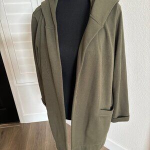 LOFT oversized hooded cardigan